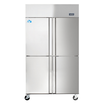 Chef AAA - SCD-880R, Commercial 4 Solid Door Reach-In Refrigerator 32cu.ft.
