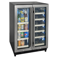 Allavino - Reserva Series 24" Wide Two Door Stainless Steel Wine Refrigerator/Beverage Center