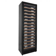 Allavino - Reserva Series 67 Bottle 71" Tall Single Zone Black Shallow Wine Refrigerator with Wood Front Shelves