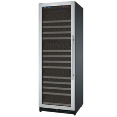 Allavino - 24" Wide FlexCount II Tru-Vino 177 Bottle Single Zone Stainless Steel Wine Refrigerator