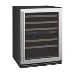Allavino - FlexCount II Series 56 Bottle Dual Zone Wine Refrigerator with Stainless Steel Door