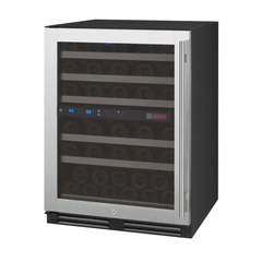 Allavino - FlexCount II Series 56 Bottle Dual Zone Wine Refrigerator with Stainless Steel Door