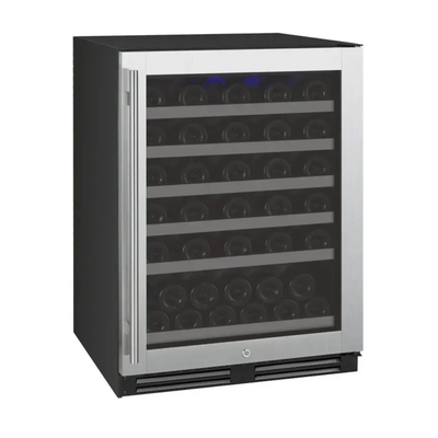 Allavino - FlexCount Series 56 Bottle Single Zone Undercounter Wine Refrigerator with Stainless Steel Door