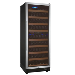 Allavino Vite II Tru-Vino 99 Bottle Dual Zone Stainless Steel Right Hinge Wine Refrigerator