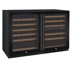 Allavino - FlexCount Series Side-by-Side Built-in Wine Refrigerators with Black Doors