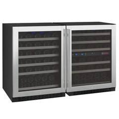 Allavino - FlexCount Series Side-by-Side Built-in Wine Refrigerators with Stainless Steel Doors