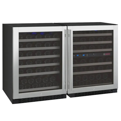 Allavino - FlexCount Series Side-by-Side Built-in Wine Refrigerators with Stainless Steel Doors