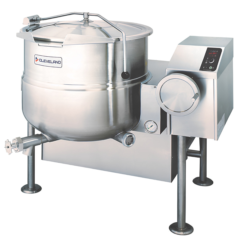 Cleveland 25-Gallon Gas Tilting Steam-Jacketed Kettle with Standard Controls