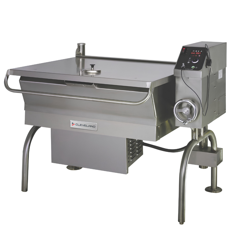 Cleveland PowerPan 30 Gallon Gas Manual Tilt Braising Pan with Standard Controls