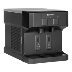 Scotsman Meridian 196 lb. Touch-Free Nugget Ice and Water Dispenser with 7 lb. Storage