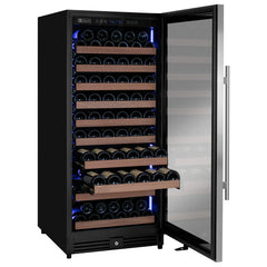 Allavino - Reserva 119 Bottle 55" Tall Single Zone Stainless Steel Wine Refrigerator