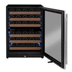 Allavino - Reserva Series 51 Bottle Dual Zone Undercounter Wine Refrigerator Cooler with Stainless Steel Door