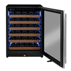 Allavino - Reserva Series 51 Bottle Single Zone Built-In Luxury Wine Refrigerator with Stainless Steel Door