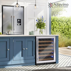 Allavino - Reserva Series 51 Bottle Single Zone Built-In Luxury Wine Refrigerator with Stainless Steel Door