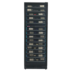 Allavino - Reserva Series 67 Bottle 71" Tall Dual Zone Right Hinge Black Shallow Wine Cooler Refrigerator