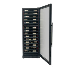 Allavino - Reserva Series 67 Bottle 71" Tall Dual Zone Right Hinge Black Shallow Wine Cooler Refrigerator