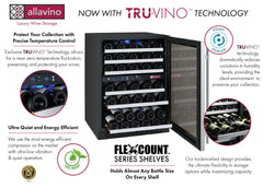 Allavino - FlexCount Series Side-by-Side Built-in Wine Refrigerators with Stainless Steel Doors