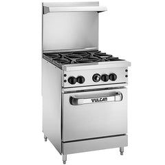 Vulcan 24S-4B Natural Gas/Propane 24" Stove Top Range - 4 Burners