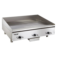Vulcan RRE-E Series Heavy Duty 24" Deep Electric Griddle - 24" to 48" Wide