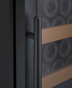 Allavino - Vite Series 99 Bottle Single Zone Freestanding Wine Cooler Refrigerator with Black Door - Right Hinge