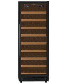 Allavino - Vite Series 99 Bottle Single Zone Freestanding Wine Cooler Refrigerator with Black Door - Right Hinge
