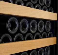 Allavino - Vite Series 99 Bottle Single Zone Freestanding Wine Cooler Refrigerator with Black Door - Right Hinge
