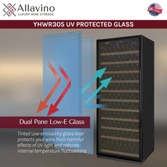 Allavino - Vite Series 305 Bottle Single Zone Wine Refrigerator