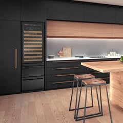 Allavino - 108 Bottle Stainless Steel Wine Refrigerator with Two Refrigerated Drawers
