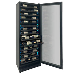 Allavino - Reserva Series 67 Bottle 71" Tall Dual Zone Right Hinge Black Shallow Wine Cooler Refrigerator