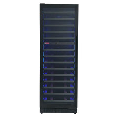 Allavino - Reserva Series 67 Bottle 71" Tall Dual Zone Left Hinge Black Shallow Wine Cooler Refrigerator Console
