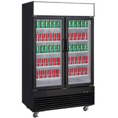 Chef AAA - TSM33R Commercial 39" 2 Glass Door Merchandiser Refrigerator 33.5 cu.ft.