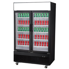 Chef AAA - TSM41R Commercial 47" 2 Glass Door Refrigerator 41.2 cu. ft.