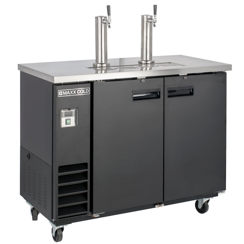 Maxx Cold - MXBD48-2BHC Dual Tower Beer Dispenser, 47.5