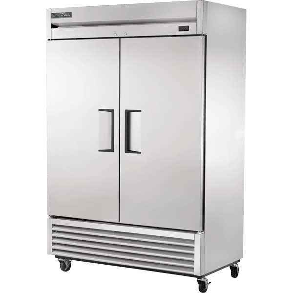 True Manufacturing Commercial T49HC Reach-In Solid Swing Door Refrigerator With Hydrocarbon Refrigerant