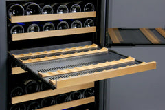 Allavino - FlexCount Series 349 Bottle Three Zone Tall Side-by-Side Wine Refrigerator