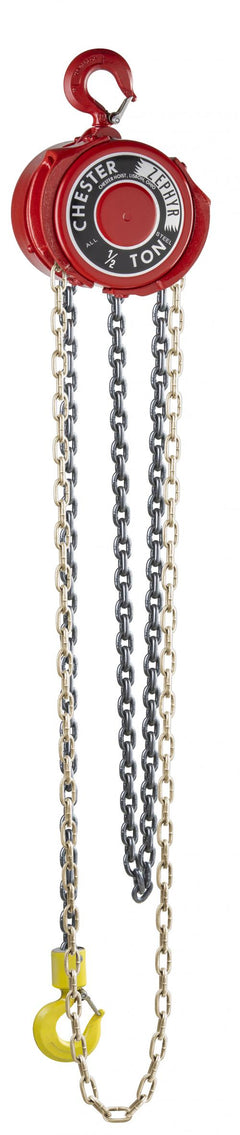 Chester Zephyr Hook Suspended Hand Chain Hoist - 130-0050