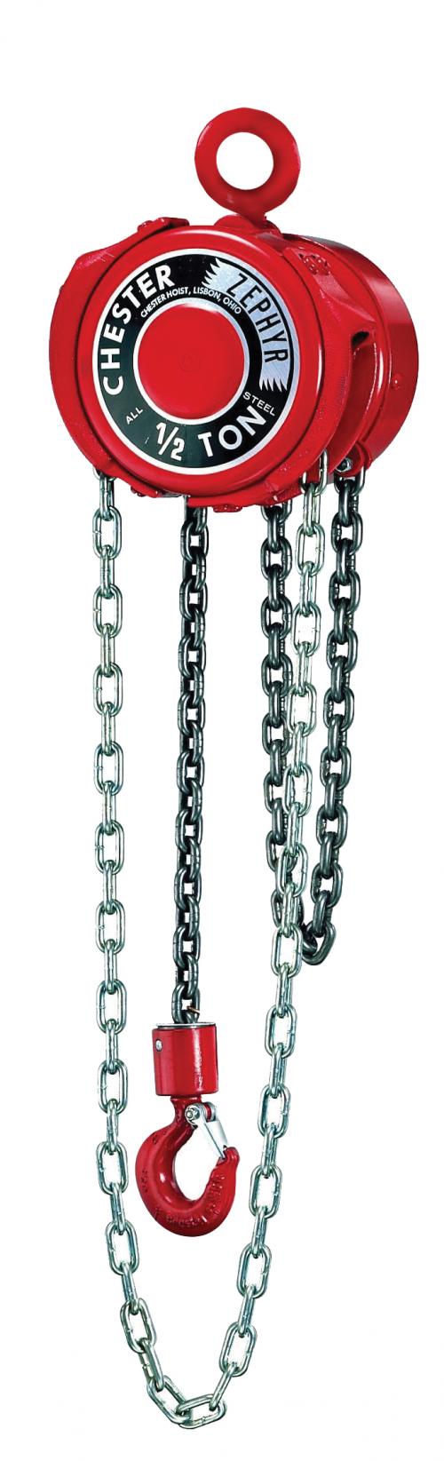 Chester Zephyr Clevis Mount Chain Hoist - 135-0050