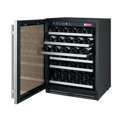 Allavino - FlexCount Series 56 Bottle Single Zone Undercounter Wine Refrigerator with Stainless Steel Door