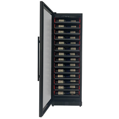 Allavino - Reserva Series 67 Bottle 71" Tall Single Zone Left Hinge Black Shallow Wine Cooler Refrigerator Console