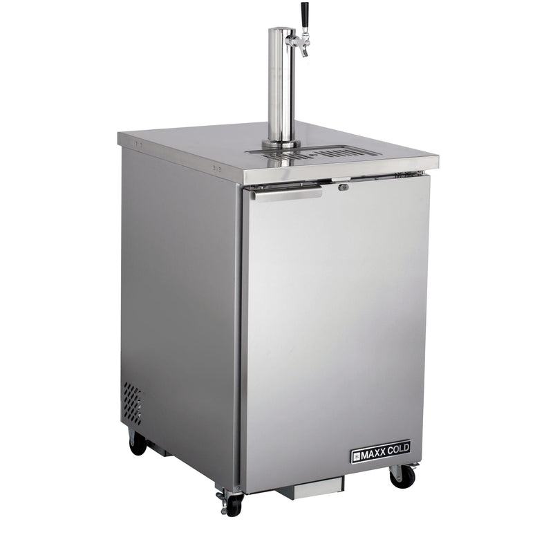Maxx Cold - MXBD24-1SHC Single Tower Beer Dispenser, 23.3